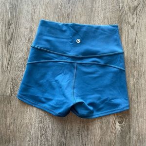 Lululemon high rise, short inseam.